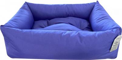 Лежанка с бортиками для животных водоотталкивающая "Nilo", фиолетовая, L, 85х70см – фото 1