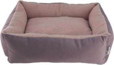 Лежак для животных Classic fur 60х50см розовый