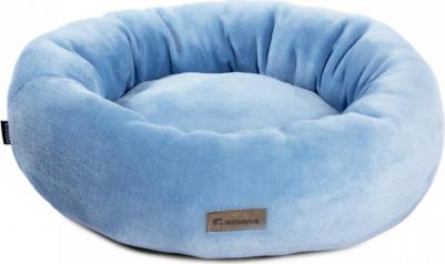 Лежанка круглая мини "Василёк" (45 х 45 х 15 см., Голубой) – фото 2