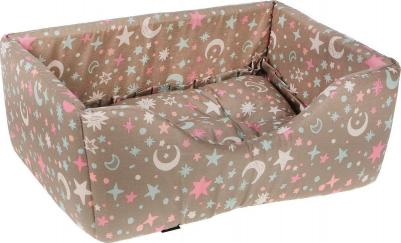 Лежанка прямоугольная с бортом №2 "Анабель Медиум" (50 х 35 х 22 см.)