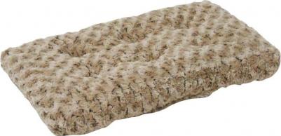 Лежанка Ombre' Mocha Swirl Fur Pet Bed 30" плюшевая с завитками 74х53 см мокко для собак – фото 1
