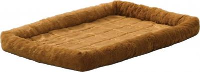 Лежанка Quiet Time Pet Bed - Cinnamon 24" меховая 61х46 см коричневая для кошек и собак – фото 4