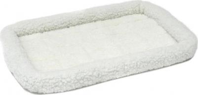 Лежанка Quiet Time Pet Bed - Fleece 24" флисовая 58х45 см белая для кошек и собак