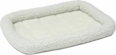 Лежанка Quiet Time Pet Bed - Fleece 24" флисовая 58х45 см белая для кошек и собак – фото 3