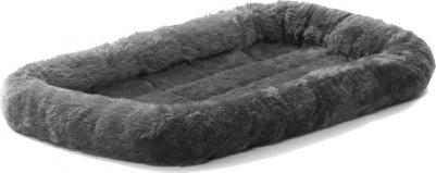Лежанка Quiet Time Pet Bed - Gray 24" меховая 61х46 см серая для кошек и собак