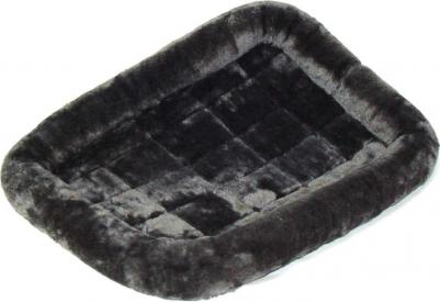 Лежанка Quiet Time Pet Bed - Gray 24" меховая 61х46 см серая для кошек и собак – фото 3