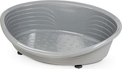 Лежанка для собак Straka пластик, серый, 57x93x27см – фото 1