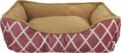 Лежанка для домашних животных Уютный уголок, красная, 56х46х15 см – фото 3