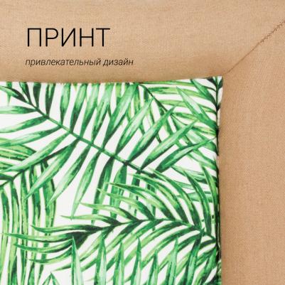 Подстилка для собак и кошек, 60х40х5 см, бежевая – фото 4