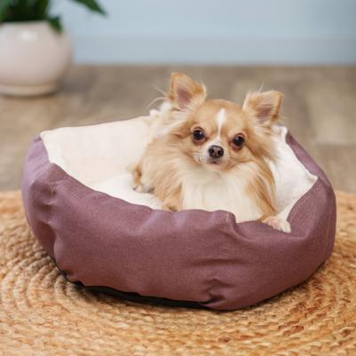 Лежак для кошек и собак мелких и средних пород, 45х45х15 см, цвет в ассортименте – фото 1