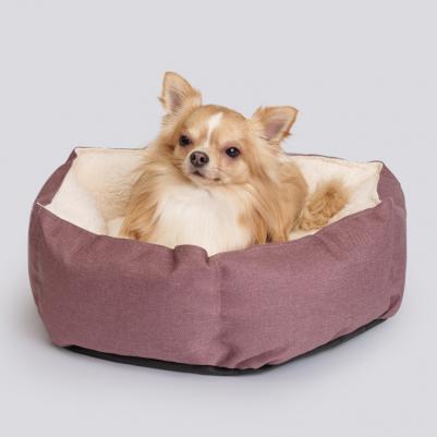 Лежак для кошек и собак мелких и средних пород, 45х45х15 см, цвет в ассортименте