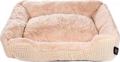 Лежак для кошек и собак мелких и средних пород, 50х40x16 см, бежевый