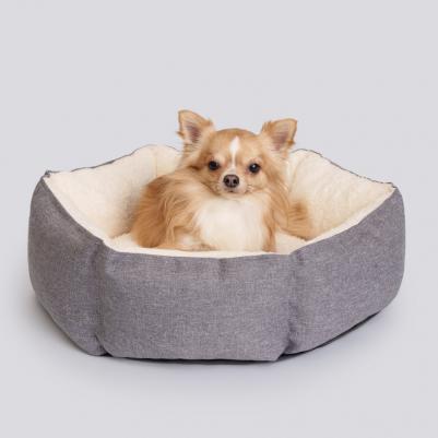 Лежак для кошек и собак мелких и средних пород, 55х55х15 см, цвет в ассортименте