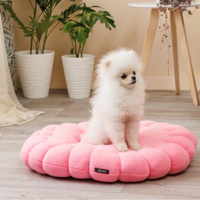 Лежак круглый для кошек и собак мелких и средних пород Крекер, 50 см, розовый – фото 4