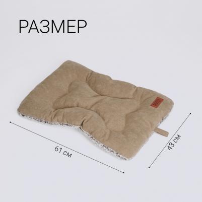 Матрас Косточка 61х43см, бежевый – фото 3