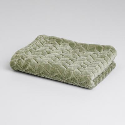 Плед однотонный для кошек и собак, 75х50 см, зеленый – фото 2
