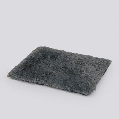 Подстилка меховая 70х45см, серый