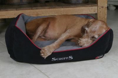 Лежак с бортиками Thermal Box Bed черный для животных 75х60х19 см – фото 1