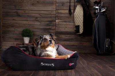 Лежак с бортиками Thermal Box Bed черный для животных 75х60х19 см – фото 2