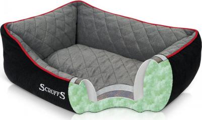 Лежак с бортиками Thermal Box Bed черный для животных 75х60х19 см – фото 11