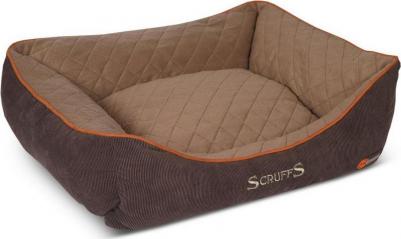 Лежак с бортиками Thermal Box Bed черный для животных 75х60х19 см