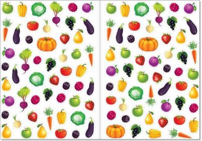 Пособие Наклейки многоразовые Мир вокруг меня A4 2шт 4609387 – фото 1