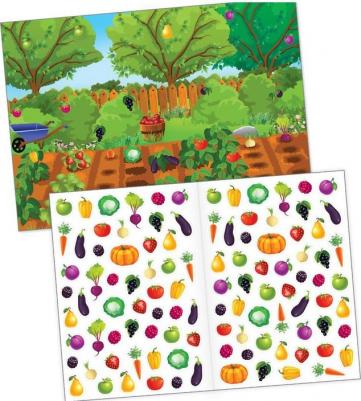 Пособие Наклейки многоразовые Мир вокруг меня A4 2шт 4609387 – фото 8