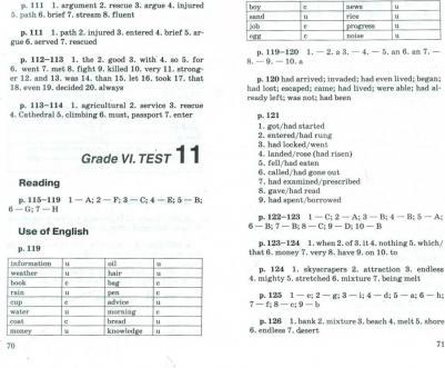 Акимова О.В. Акимова О.В. Ключи к контрольным работам по английскому языку IV-IX класс – фото 5