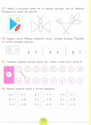 Алышева Татьяна Викторовна. Математика. 1 класс. Рабочая тетрадь. Адаптированные программы. В 2-х частях. ФГОС ОВЗ 9785090470919 – фото 1