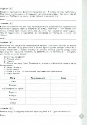 Аристова Мария Александровна. Литература. 8 класс. Диагностические работы – фото 2