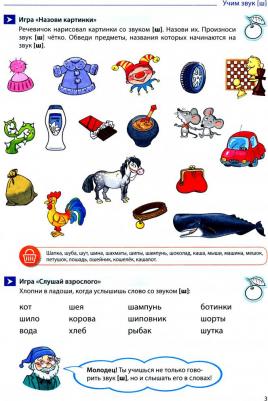 Азова Елена Александровна, Чернова Ольга Олеговна. Домашняя логопедическая тетрадь. Учим звуки [Ш], [Ж]. Для детей 5-7 лет – фото 1