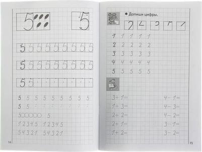 Бортникова Елена Федоровна. Рабочая тетрадь. 5-6 лет. Учимся писать цифры – фото 8