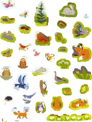 Брыкова Юлия Андреевна. В лесу. Книжка с наклейками – фото 3