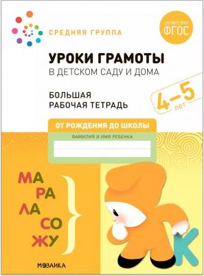 Денисова Дарья, Дорофеева Э. М. Большая рабочая тетрадь. Уроки грамоты в детском саду и дома. 4-5 лет. ФГОС – фото 2