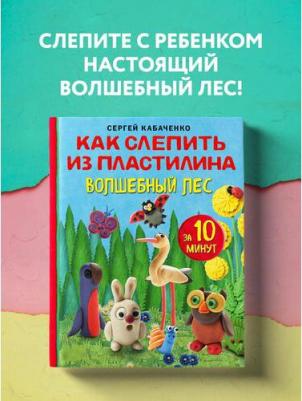 Кабаченко Сергей Борисович. Как слепить из пластилина волшебный лес за 10 минут – фото 1