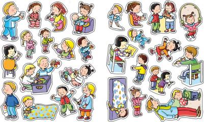 Натали Белино. В детском саду. с наклейками – фото 3