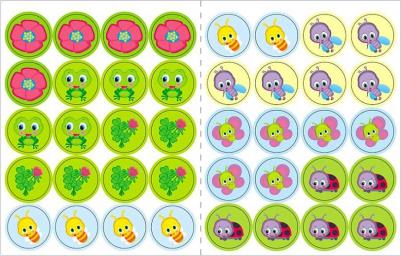 Развивающая книжка С наклейками Мозаика-Синтез Активити: на лугу – фото 3