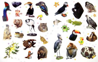 Редкие животные. Энциклопедия животных с наклейками – фото 2