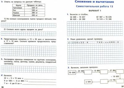 Ситникова Татьяна Николаевна. Самостоятельные и контрольные работы по математике. 4 класс к УМК Моро ФГОС – фото 9