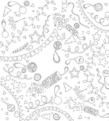 Я люблю раскрашивать Новый год – фото 6