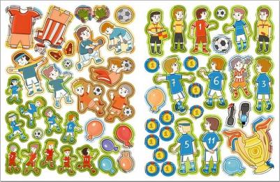 Футбол с наклейками (более 60 наклеек) – фото 4