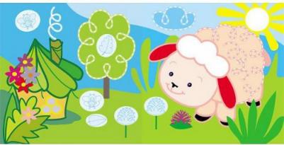 Книжка с наклейками для самых маленьких. Линии – фото 2