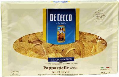 Макароны Pappardelle alluovo n.101 250г (упаковка 6 шт.) – фото 5