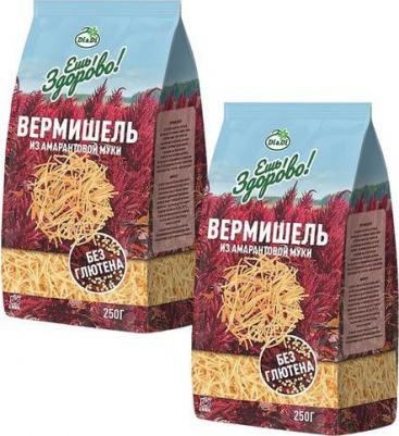 Макароны Вермишель из амарантовой муки 250г (упаковка 6 шт.) – фото 4