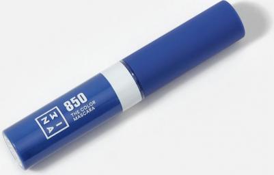 MAKEUP The Color Mascara 850 Синяя тушь для ресниц с растительным кератином Volume and Lift Дорожный формат 5,5 мл – фото 7