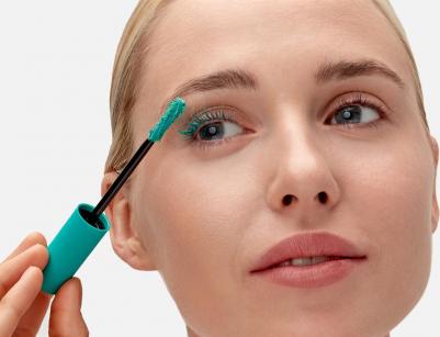 Тушь для ресниц Color Mascara - Бирюзовый, 14 мл – фото 1