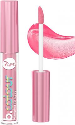 Блеск для губ жидкий B Colour с эффектом плампинга тон 02 Soft pink 2,5 мл