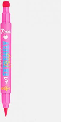 Подводка-штамп для макияжа Neon Extremely Chick светящаяся №701 розовая 2 мл