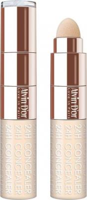 Консилер для лица жидкий Alvin Do'R 24H Full Cover Concealer 01 слоновая кость 6 мл – фото 4