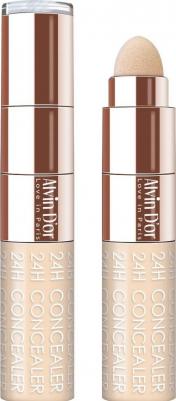 Консилер для лица жидкий Alvin Do'R 24H Full Cover Concealer 02 кремовый 6 мл – фото 4